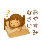 かわいい女の子❤️冬のスタンプ（個別スタンプ：40）