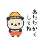 ふんわりパンダのやさしいスタンプ（冬用）（個別スタンプ：14）