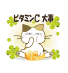 黒ねこ＆みけさん便り・13（個別スタンプ：13）