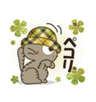 黒ねこ＆みけさん便り・13（個別スタンプ：24）