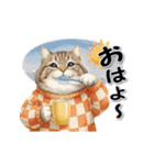 もっちりトラ猫【冬Ver】（個別スタンプ：5）