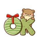 コツメカワウソ♡ずっと使える日常 冬ver（個別スタンプ：17）