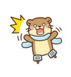 コツメカワウソ♡ずっと使える日常 冬ver（個別スタンプ：36）