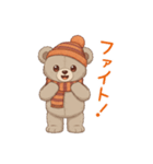 冬の日常・イベント★ルルクマ（個別スタンプ：17）