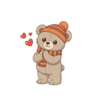 冬の日常・イベント★ルルクマ（個別スタンプ：20）