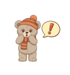 冬の日常・イベント★ルルクマ（個別スタンプ：25）