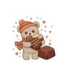 冬の日常・イベント★ルルクマ（個別スタンプ：40）