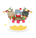 飛び出す！冬 3びきのこねこ♪（個別スタンプ：21）