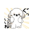 動くシーズー犬 2025 「踊るシーズーさん」（個別スタンプ：15）