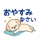 やさしいマルプー『デカ文字・敬語』（個別スタンプ：20）