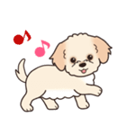 やさしいマルプー『デカ文字・敬語』（個別スタンプ：33）