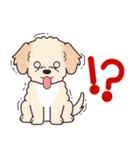 やさしいマルプー『デカ文字・敬語』（個別スタンプ：36）