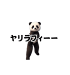 踊る！横揺れ界隈ジャイアントパンダ（個別スタンプ：4）