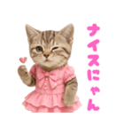 【爆笑】アイドルになった子猫＠面白い台詞（個別スタンプ：1）