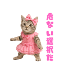 【爆笑】アイドルになった子猫＠面白い台詞（個別スタンプ：18）