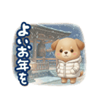 いぬっちの冬（個別スタンプ：10）