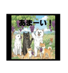可愛すぎる！日本犬たちの癒し系スタンプ（個別スタンプ：9）