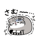 ゆるっとマヌルちゃん21 冬（個別スタンプ：3）