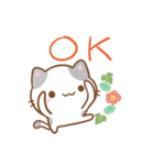 小さいブチ猫☆色鉛筆飾り（個別スタンプ：3）