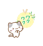 小さいブチ猫☆色鉛筆飾り（個別スタンプ：30）