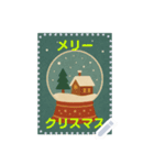 文字入力できる♥クリスマスのポストカード（個別スタンプ：2）