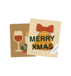 文字入力できる♥クリスマスのポストカード（個別スタンプ：15）