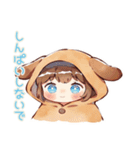 犬耳パーカーの女の子♡癒しの日常（個別スタンプ：30）