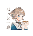 クラシカルメイドの冬♡あたたか（個別スタンプ：13）