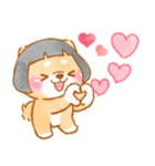 おかっぱボブ❤️いやしばいぬ❤️柴犬/敬語（個別スタンプ：20）