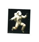 顔ハメ♥宇宙飛行士 メリクリ＆あけおめ（個別スタンプ：15）