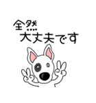 【敬語】鼻デカ犬 テリア鼻デカ犬3（個別スタンプ：24）