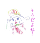 4さいの女の子の絵（個別スタンプ：5）