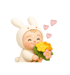 リアルバブちゃん2（個別スタンプ：40）