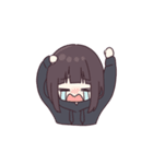 ネガティブくるみちゃん。スタンプ（個別スタンプ：3）