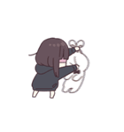 ネガティブくるみちゃん。スタンプ（個別スタンプ：4）