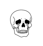 シュールなドクロのスタンプ（個別スタンプ：1）