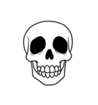 シュールなドクロのスタンプ（個別スタンプ：3）