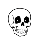 シュールなドクロのスタンプ（個別スタンプ：5）