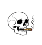 シュールなドクロのスタンプ（個別スタンプ：7）