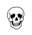 シュールなドクロのスタンプ（個別スタンプ：9）