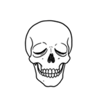 シュールなドクロのスタンプ（個別スタンプ：10）