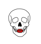 シュールなドクロのスタンプ（個別スタンプ：13）