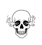 シュールなドクロのスタンプ（個別スタンプ：15）