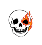 シュールなドクロのスタンプ（個別スタンプ：18）