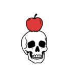 シュールなドクロのスタンプ（個別スタンプ：19）