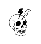 シュールなドクロのスタンプ（個別スタンプ：20）