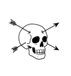 シュールなドクロのスタンプ（個別スタンプ：21）