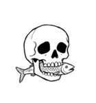 シュールなドクロのスタンプ（個別スタンプ：22）