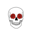 シュールなドクロのスタンプ（個別スタンプ：24）