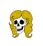 シュールなドクロのスタンプ（個別スタンプ：25）